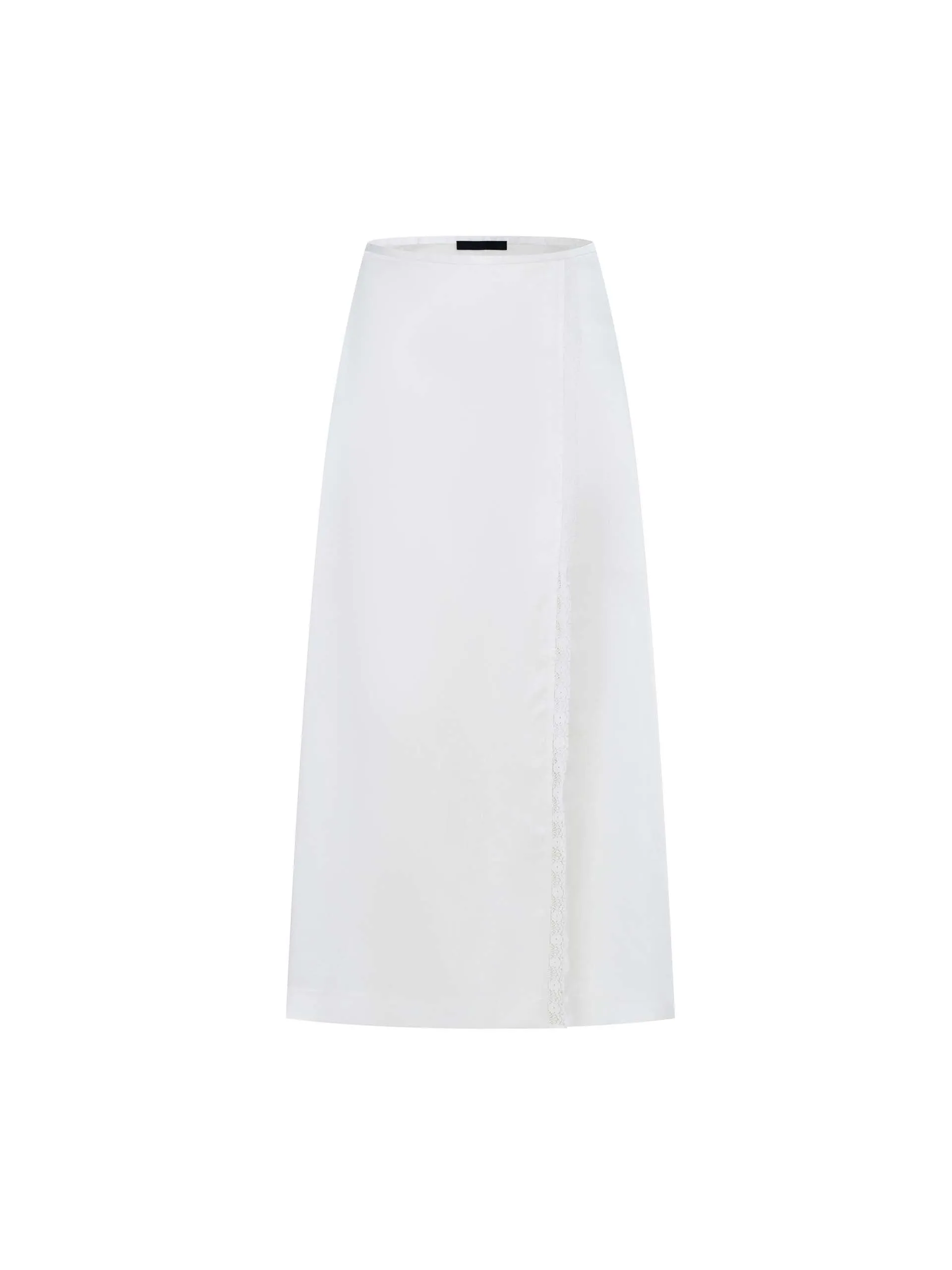 Slant Slit Detail Midi Skirt sold by Mo&Co product image thumbnail 5