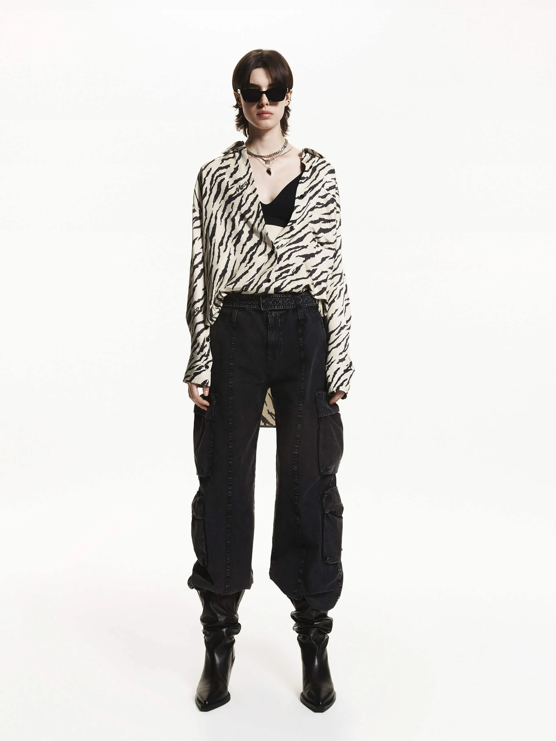 Cargo Style Straight Pants sold by Mo&Co product image thumbnail 2
