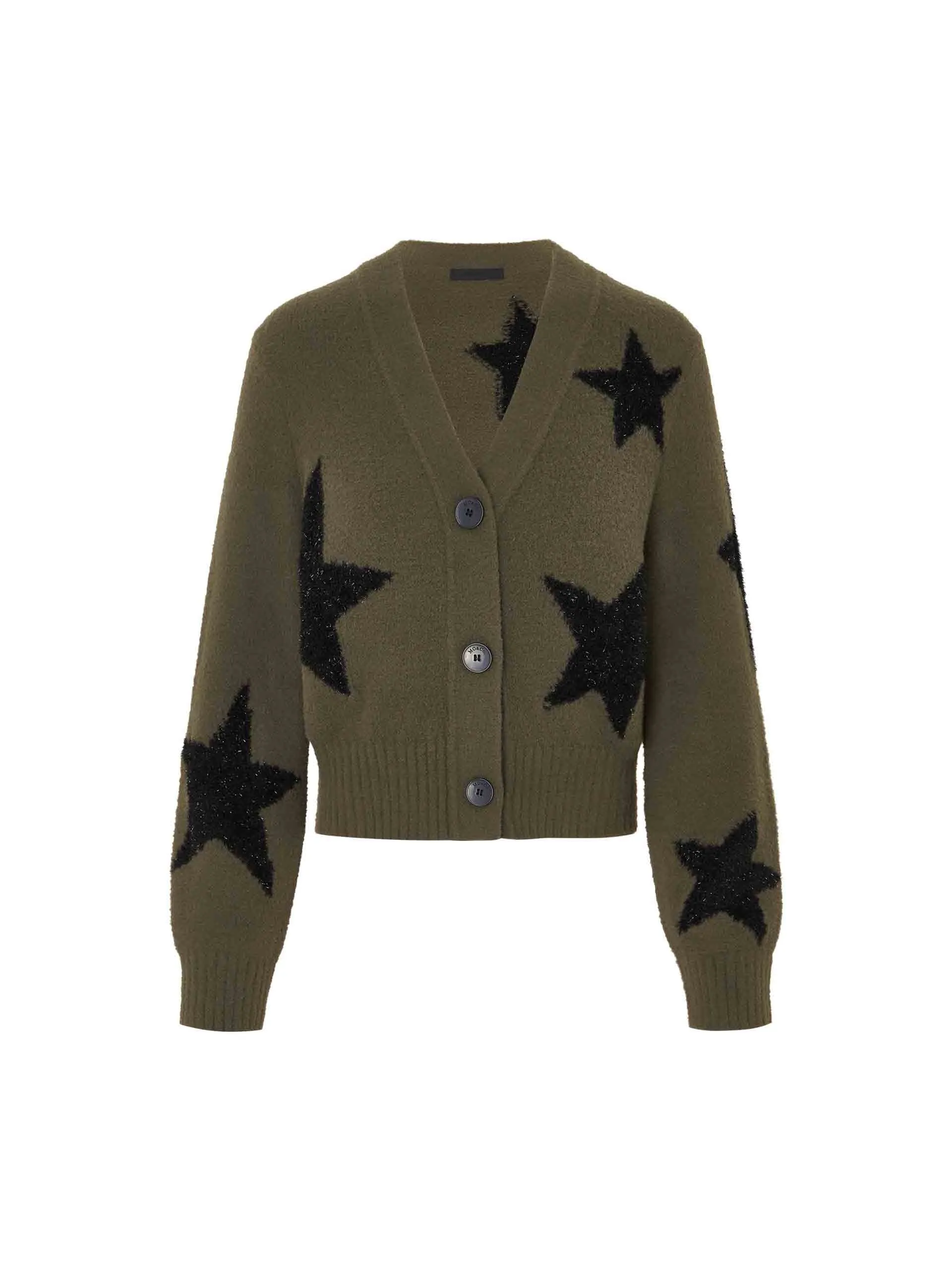 Star Pattern Knitted Cardigan sold by Mo&Co product image thumbnail 5