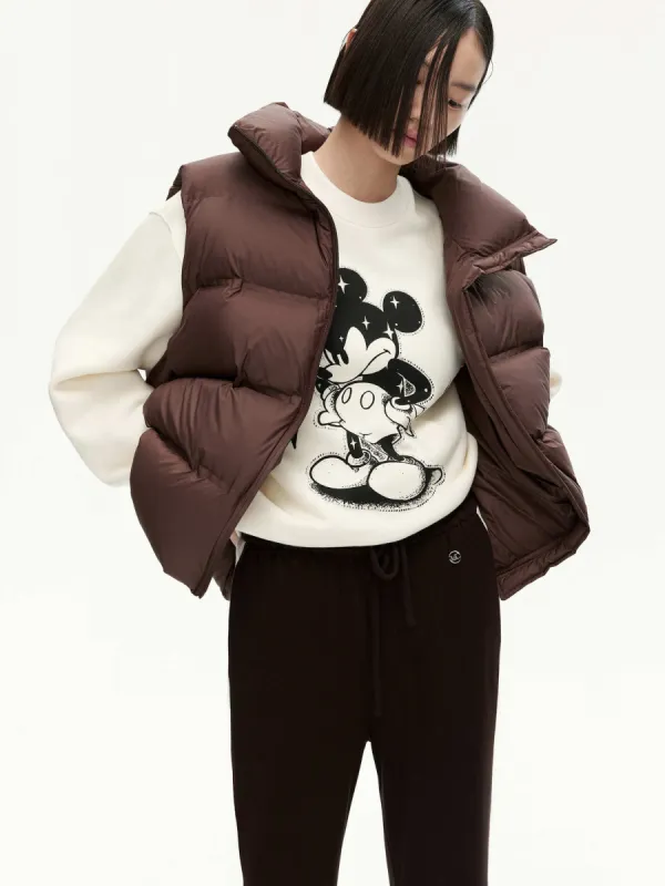 Loose Fit Puffer Vest sold by Mo&Co