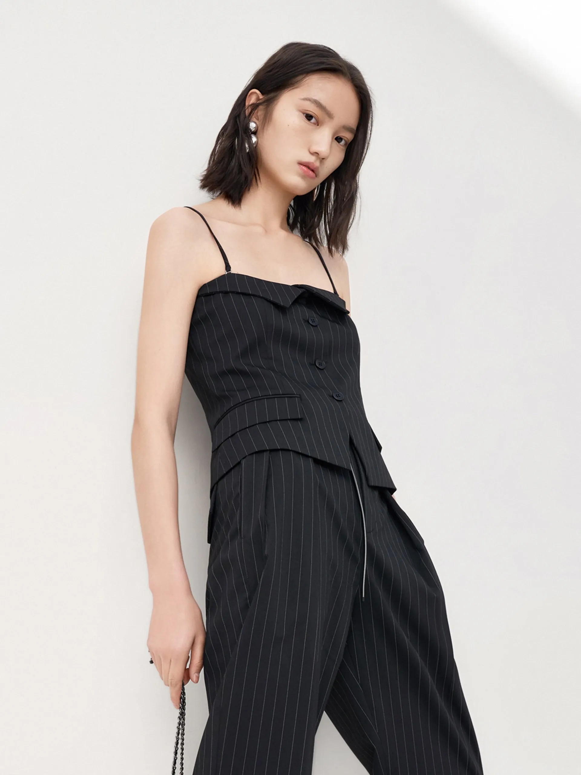 Detachable Cami Slit Front Top sold by Mo&Co product image thumbnail 2