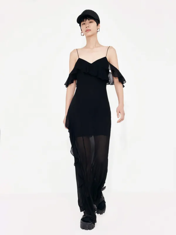 Maxi Chiffon Cami Dress sold by Mo&Co