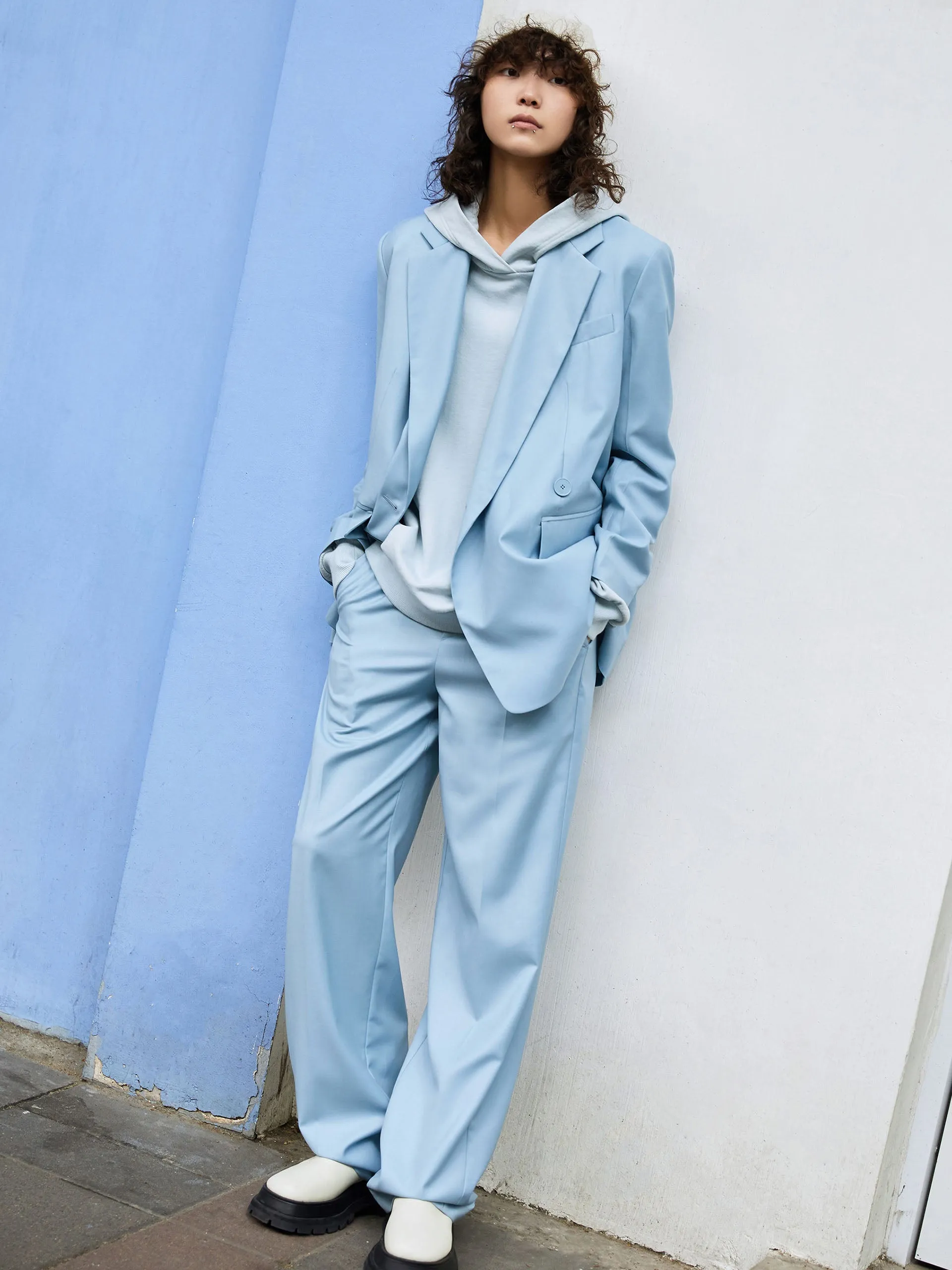 Lapel Straight Cut Blazer sold by Mo&Co product image thumbnail 4