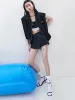 Zip Up Structured Sleeveless Jacket sold by Mo&Co