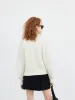 Wool Blend Cable Cardigan sold by Mo&Co