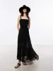 Pleated Detail Chiffon Dress sold by Mo&Co