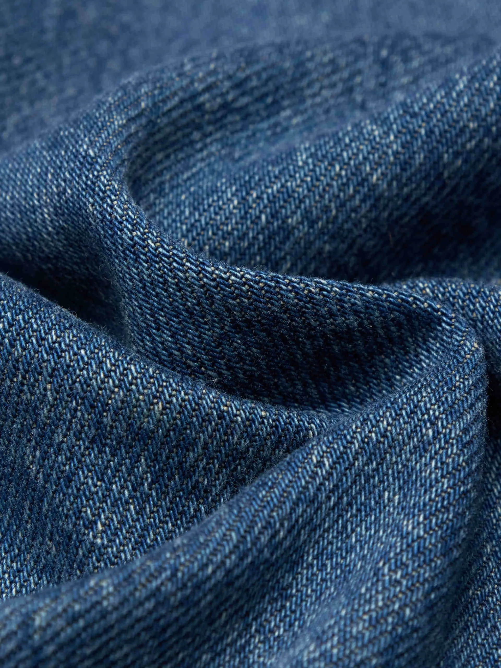 Cotton Denim Jumpsuit sold by Mo&Co product image thumbnail 4