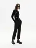 Mid Waist Tailored Pants sold by Mo&Co