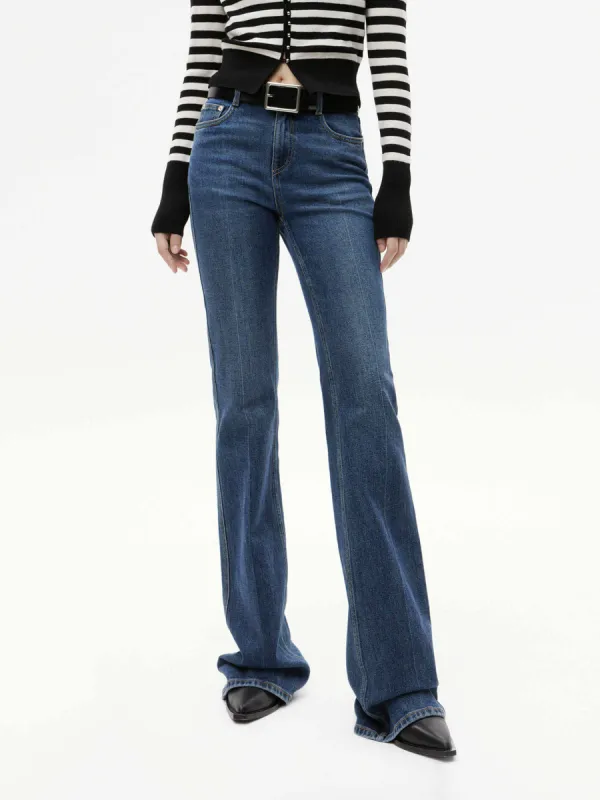 High Waisted Flared Jeans sold by Mo&Co
