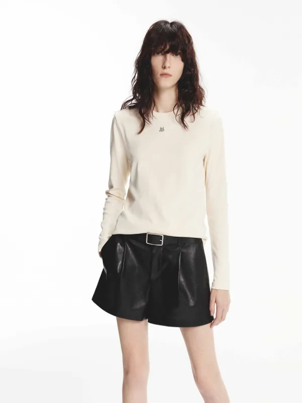 Long Sleeve Basic T-shirt sold by Mo&Co