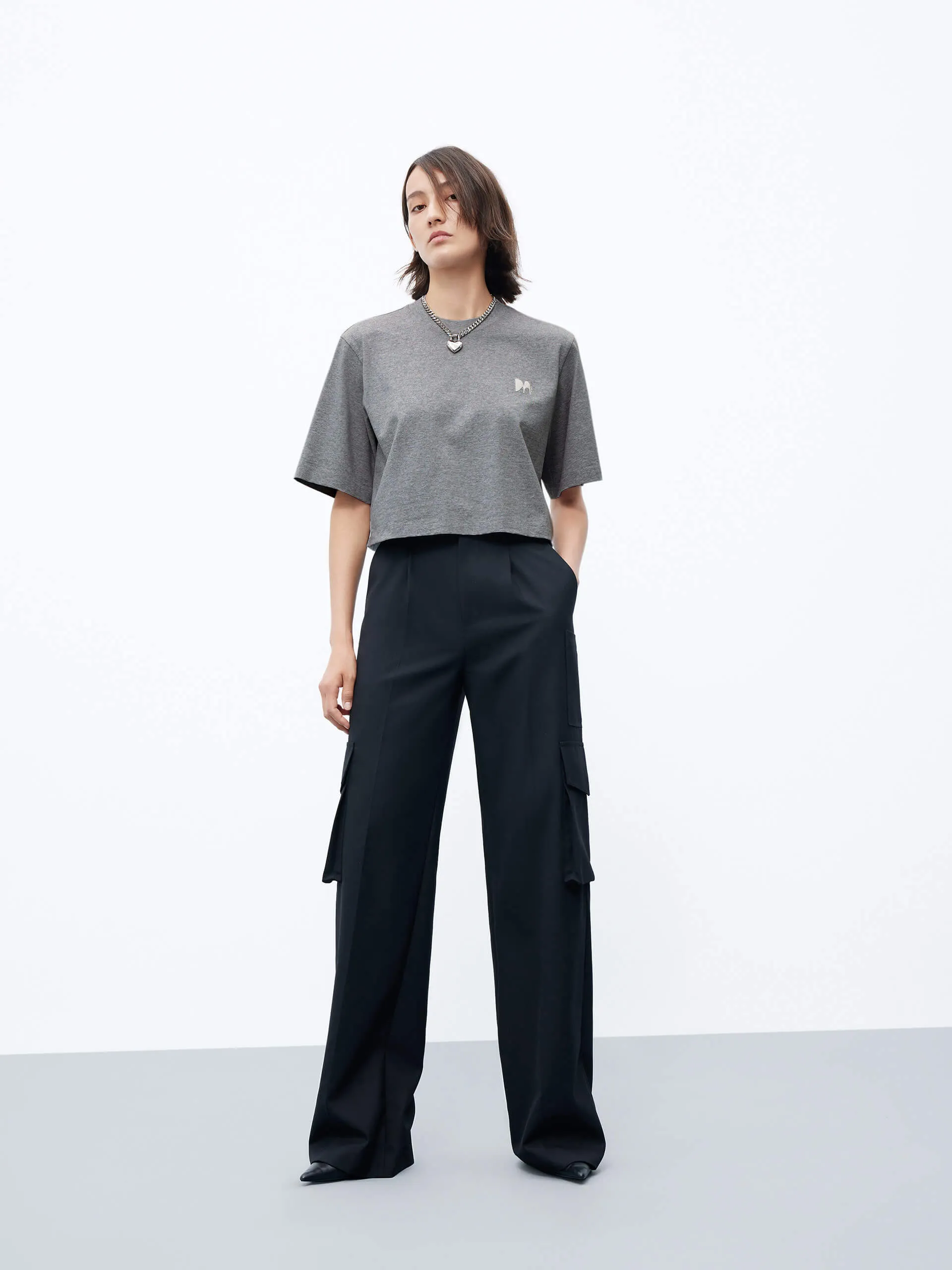 Boxy Fit Cotton T-shirt sold by Mo&Co product image thumbnail 5