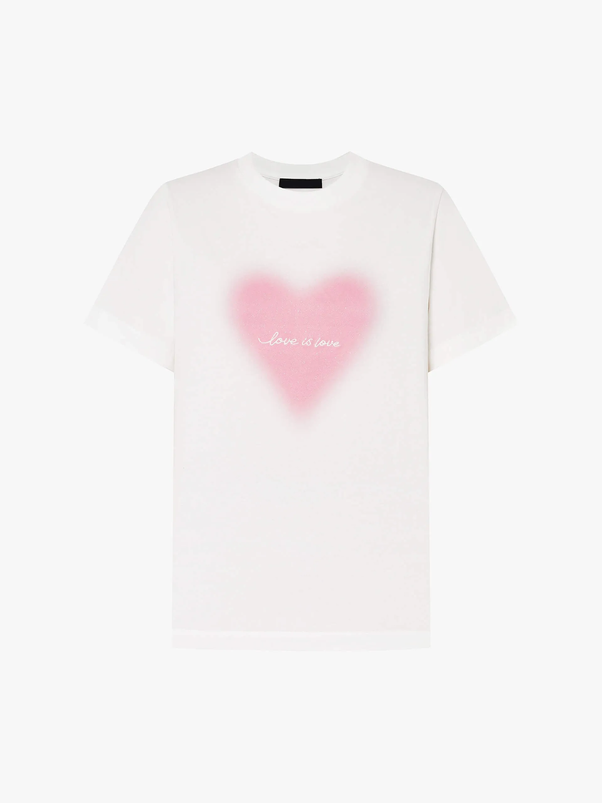 Cotton Heart Print T-shirt sold by Mo&Co product image thumbnail 5