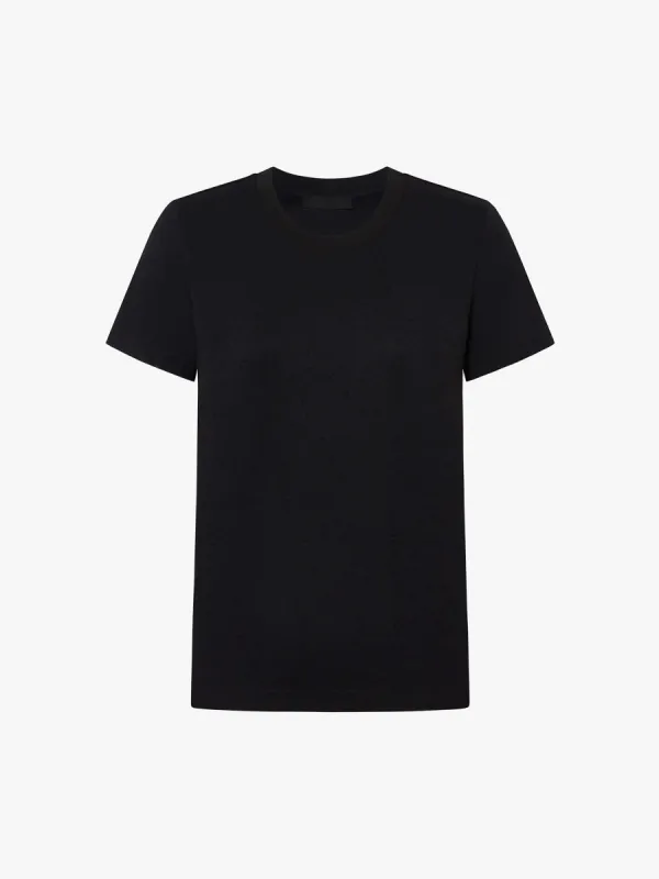 Basic Black Cotton T-shirt sold by Mo&Co