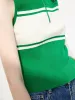 Contrast Sleeveless Knit Top sold by Mo&Co