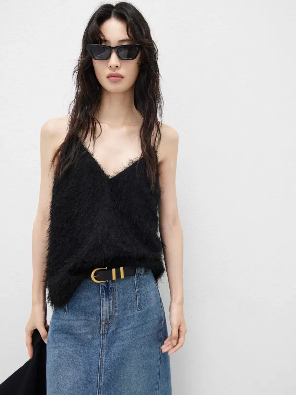 Fringe Detail Cami Top sold by Mo&Co