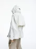 Zipper Detail Hooded Jacket sold by Mo&Co