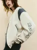 Loose Varsity Bomber Jacket sold by Mo&Co