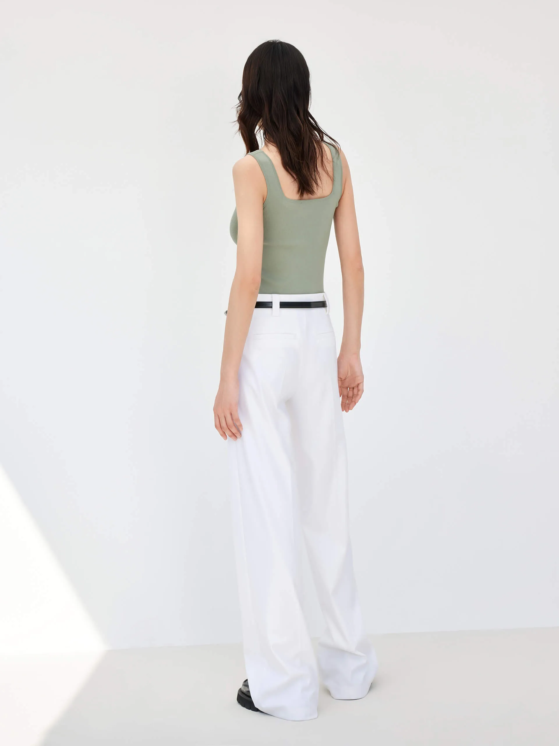 Letter Print Knit Tank Top sold by Mo&Co product image thumbnail 2