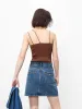 Spaghetti Strap Ribbed Knit Tank Top sold by Mo&Co