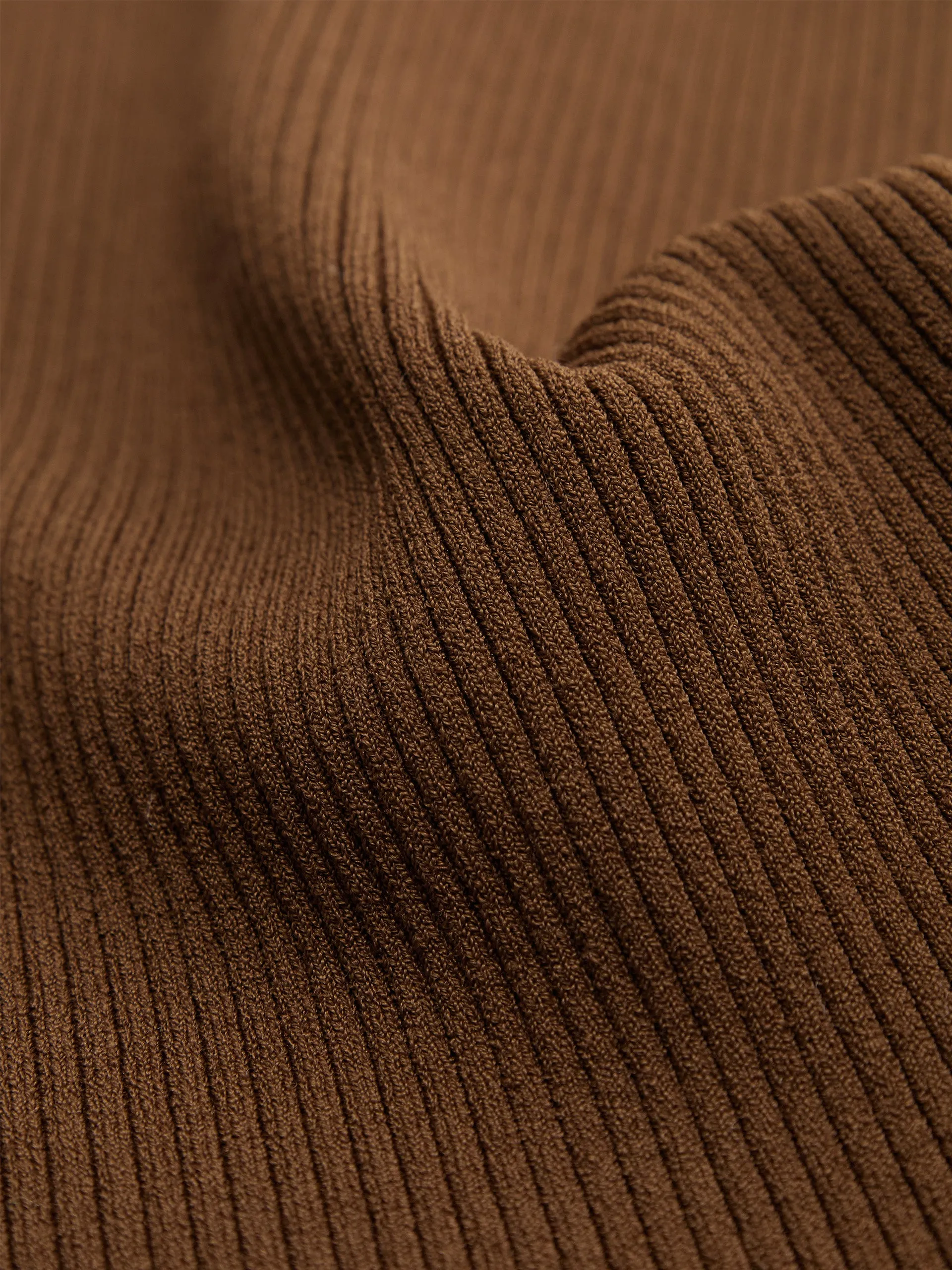 Spaghetti Strap Ribbed Knit Tank Top sold by Mo&Co product image thumbnail 4