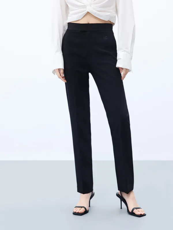 Straight High Rise Pants sold by Mo&Co