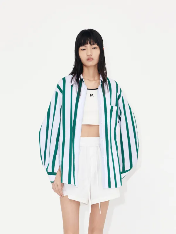 Relaxed Cotton Shirt sold by Mo&Co