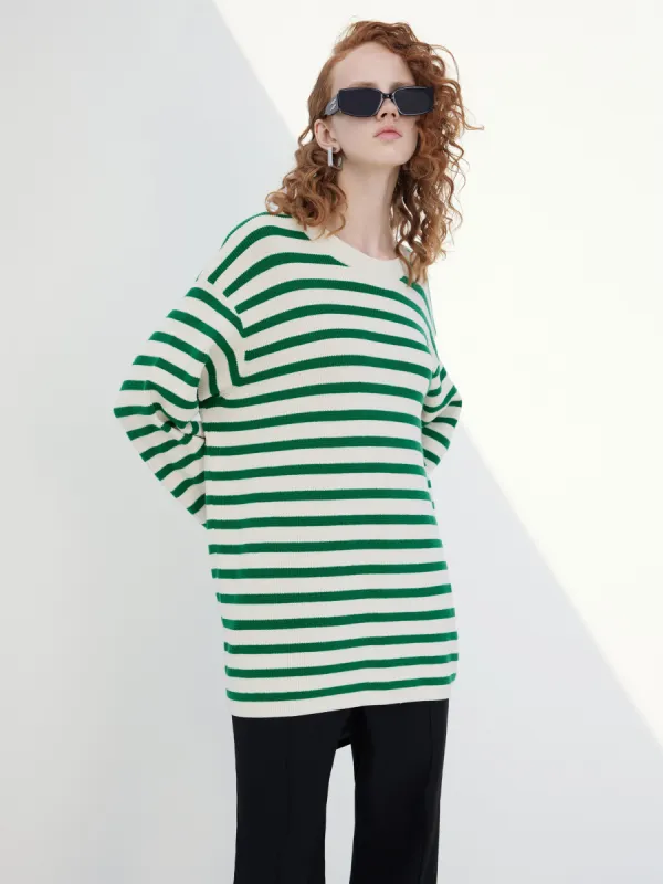 Wool Blend Oversize Sweater sold by Mo&Co
