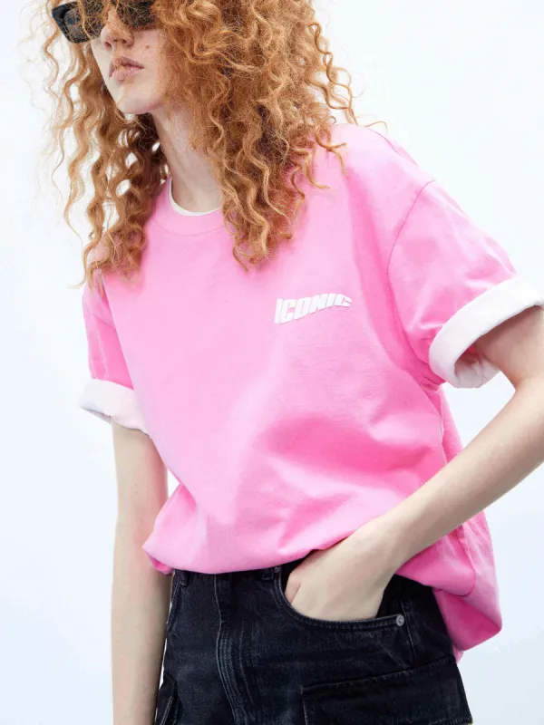 Drop Shoulder Cotton T-shirt sold by Mo&Co