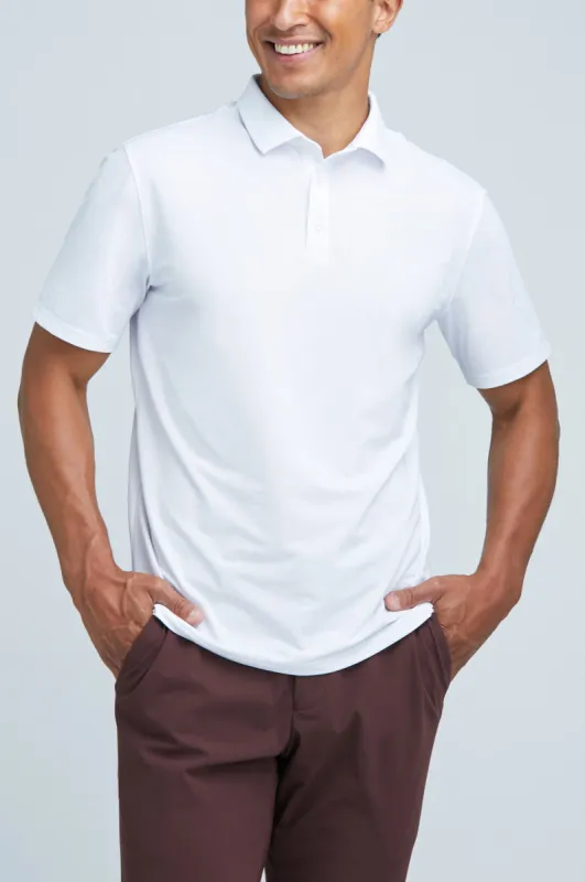 Oceaya Polo Classic Fit White sold by State of Matter