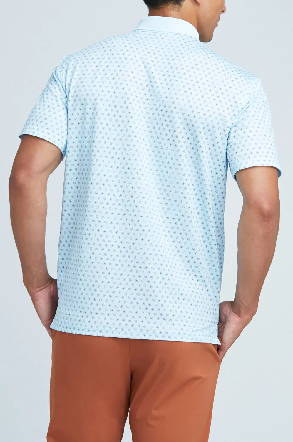 Oceaya Polo Classic Fit Blue Paisley sold by State of Matter product image thumbnail 4