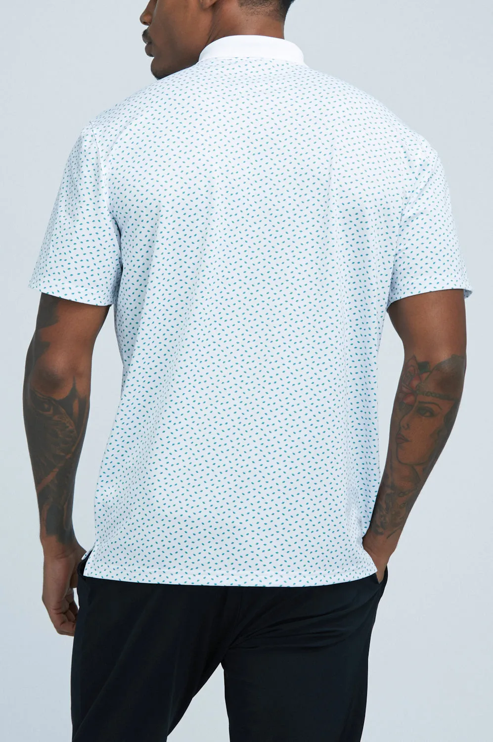 Oceaya Polo Classic Fit Teal Saturn sold by State of Matter product image thumbnail 4