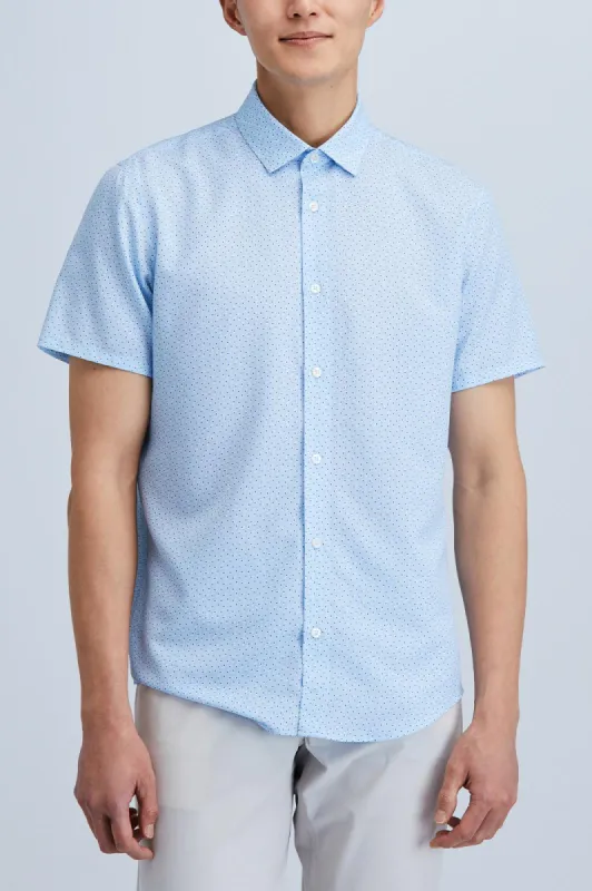 Phoenix Short Sleeve Blue Paisley sold by State of Matter