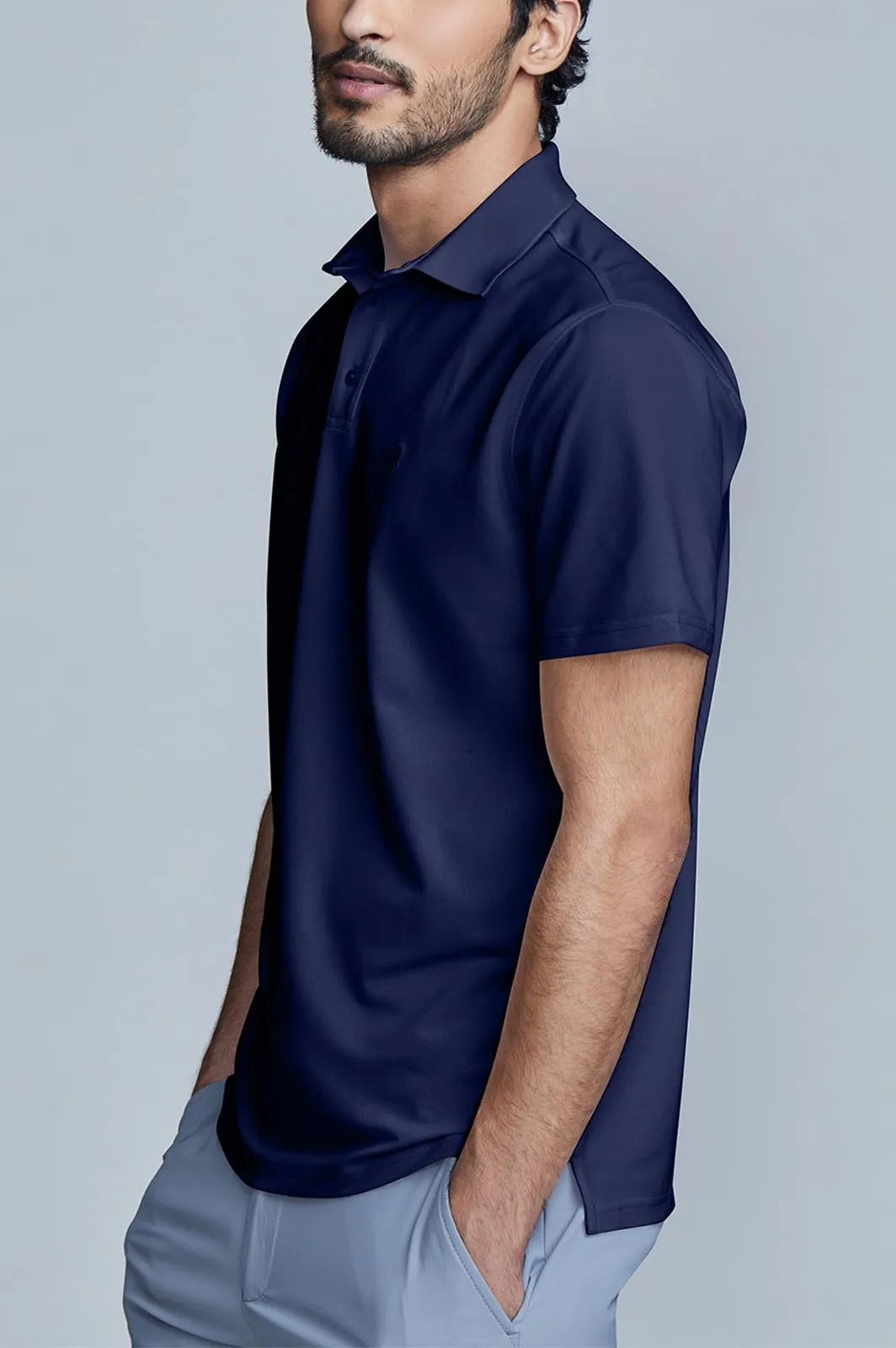 Oceaya Polo Slim Fit Navy sold by State of Matter product image thumbnail 2
