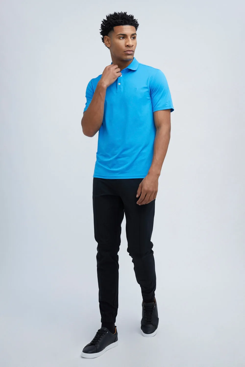 Oceaya Polo Classic Fit Malibu Blue sold by State of Matter product image thumbnail 3