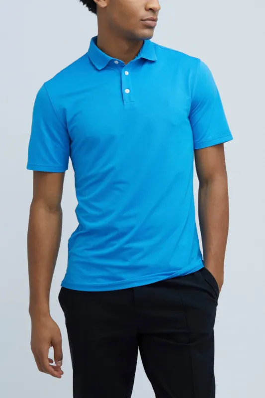 Oceaya Polo Classic Fit Malibu Blue sold by State of Matter