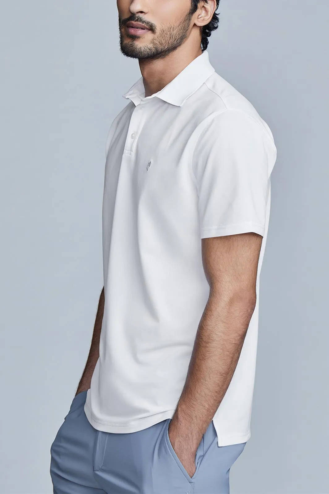 Oceaya Polo Slim Fit White sold by State of Matter product image thumbnail 5