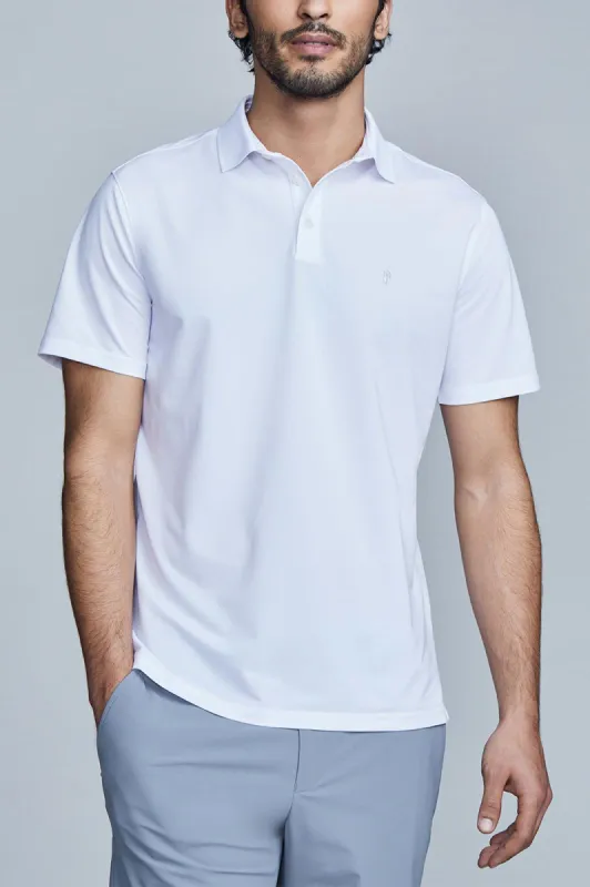 Oceaya Polo Slim Fit White sold by State of Matter