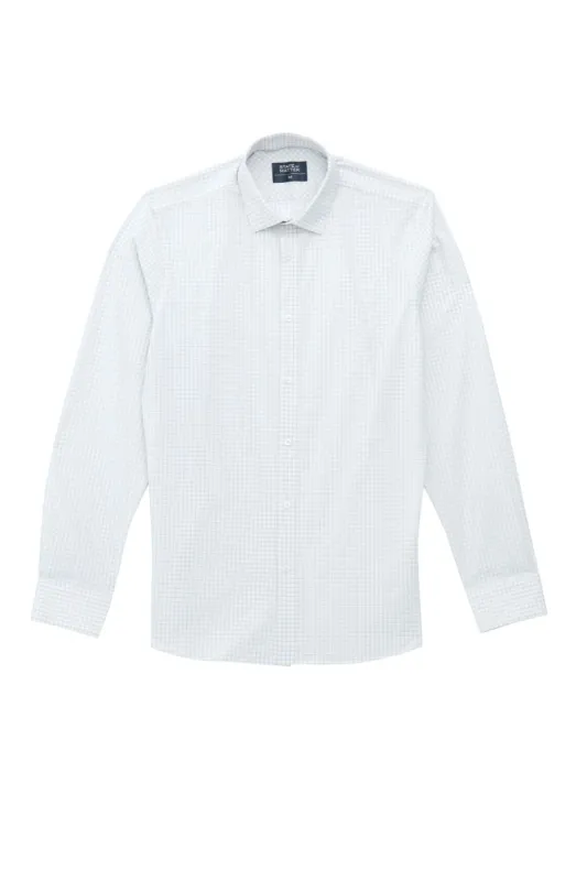 Phoenix Long Sleeve Button Up Shirt Grey Check sold by State of Matter