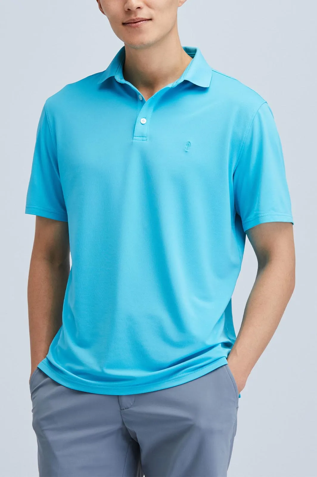 Oceaya Polo Classic Fit Turquoise sold by State of Matter