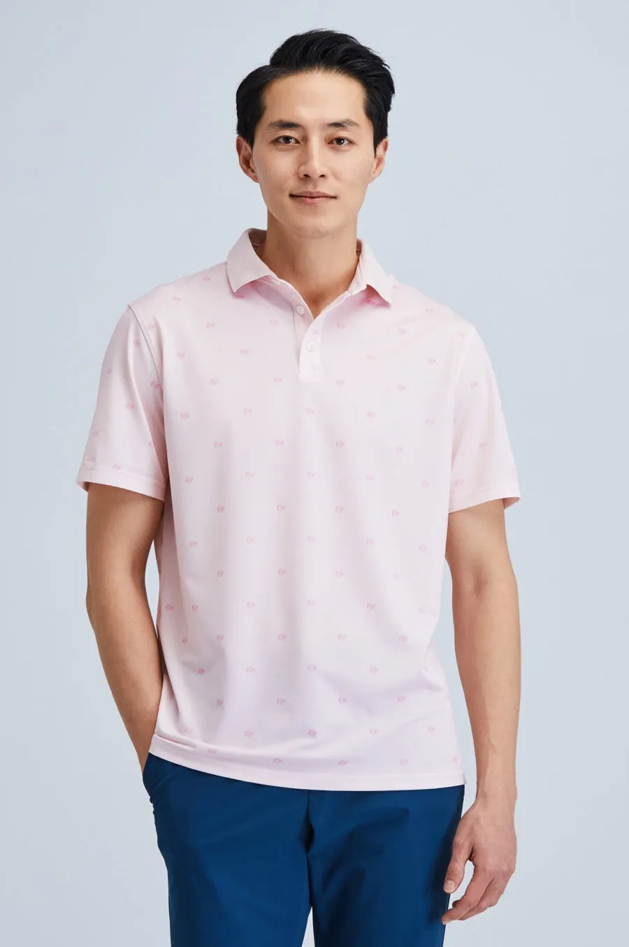 Oceaya Polo Classic Fit Light Pink sold by State of Matter product image thumbnail 2