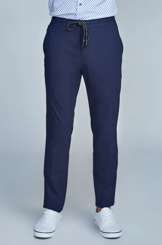 Triton Drawstring Pant Deep Navy sold by State of Matter
