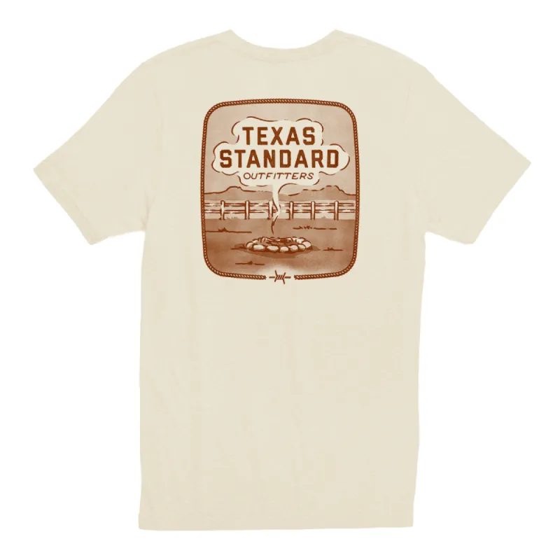 Heritage Printed Tee - Smoke sold by Texas Standard