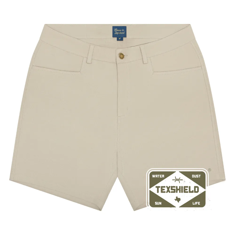 Mesa Chino Shorts - Stone sold by Texas Standard