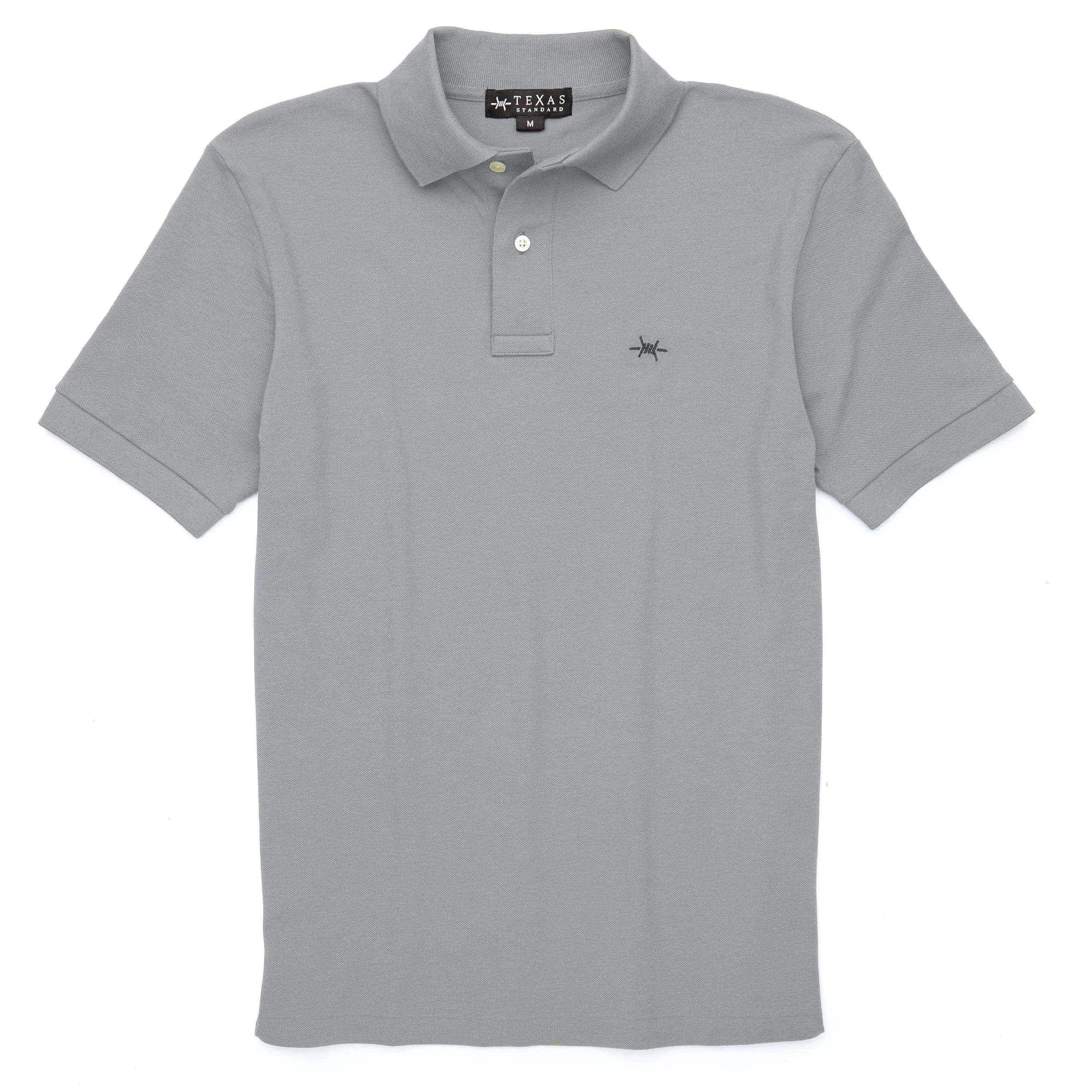 Standard Polo - Mockingbird Gray sold by Texas Standard
