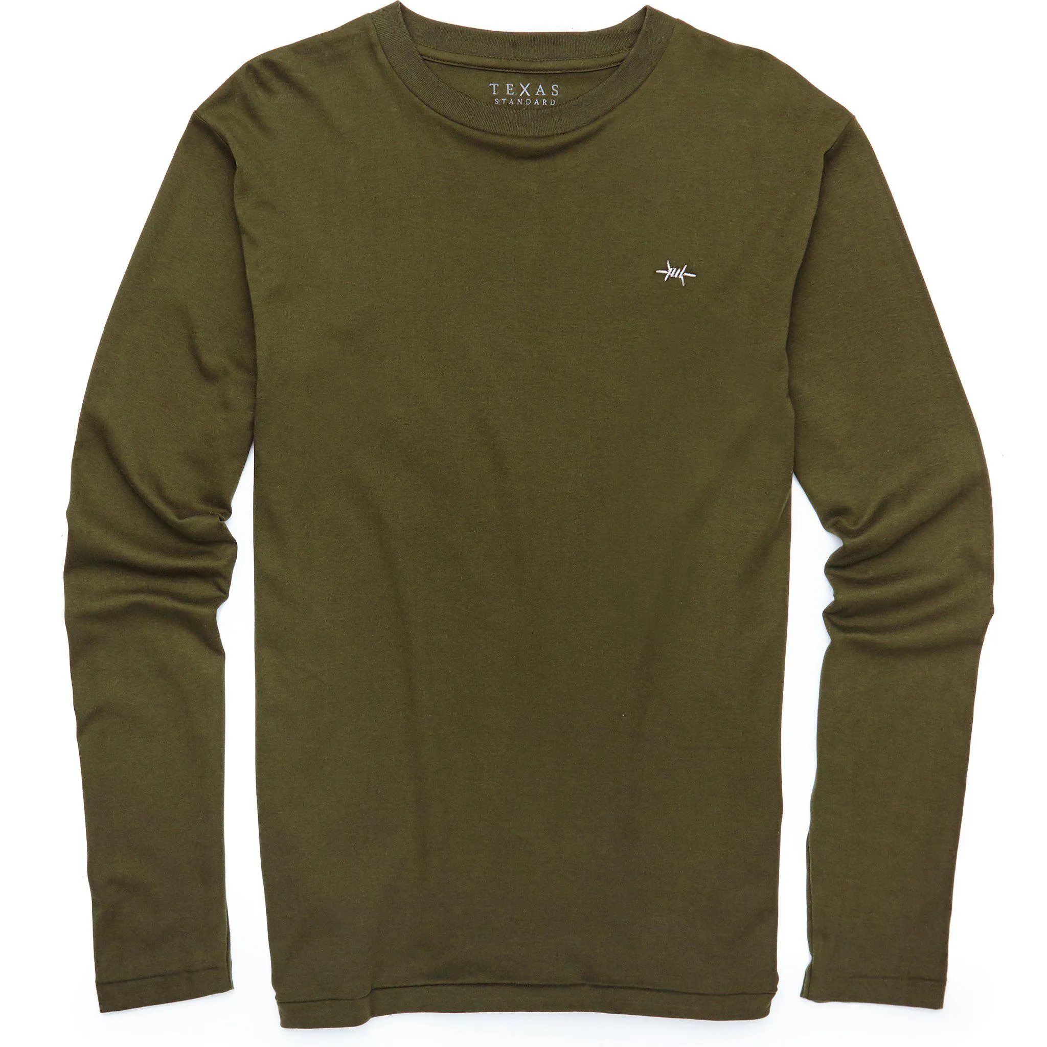 Standard Long-Sleeve Tee - Hunter Green sold by Texas Standard