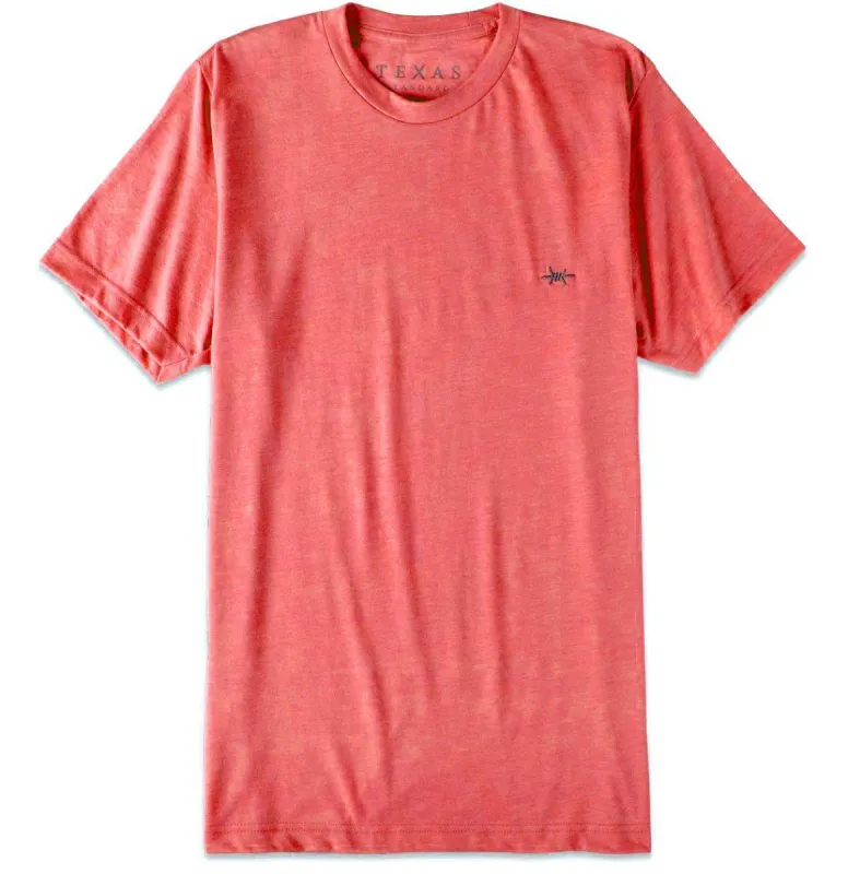Performance Hybrid Tee - Heather Red sold by Texas Standard