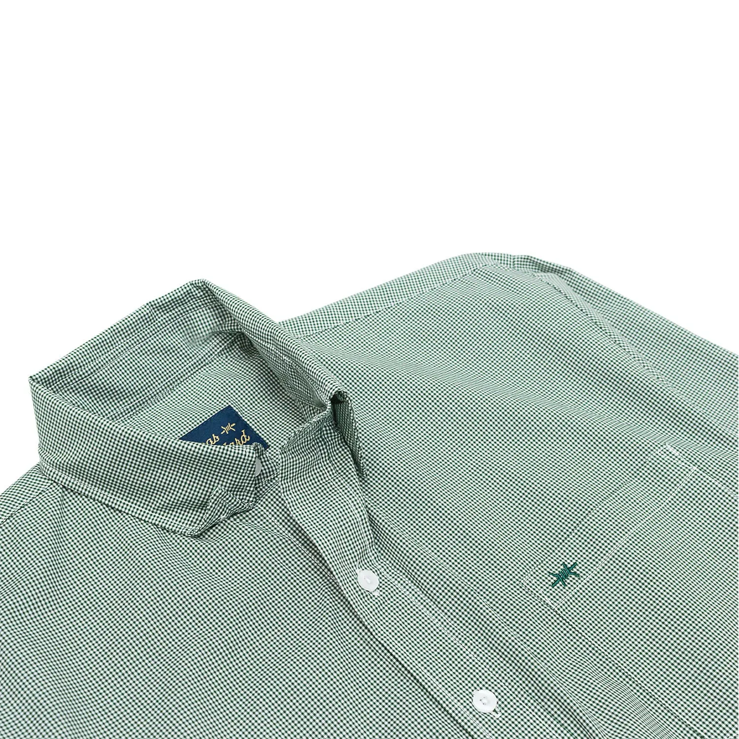 Gameday Sport Shirt - Green Microcheck sold by Texas Standard product image thumbnail 2