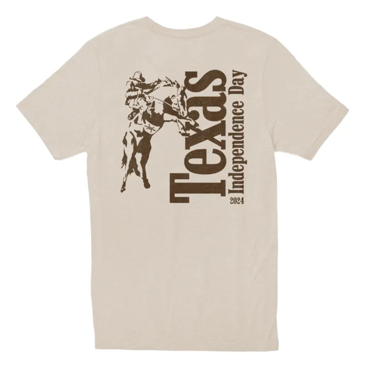 Heritage Printed Tee - Texas Independence Day 2024 sold by Texas Standard