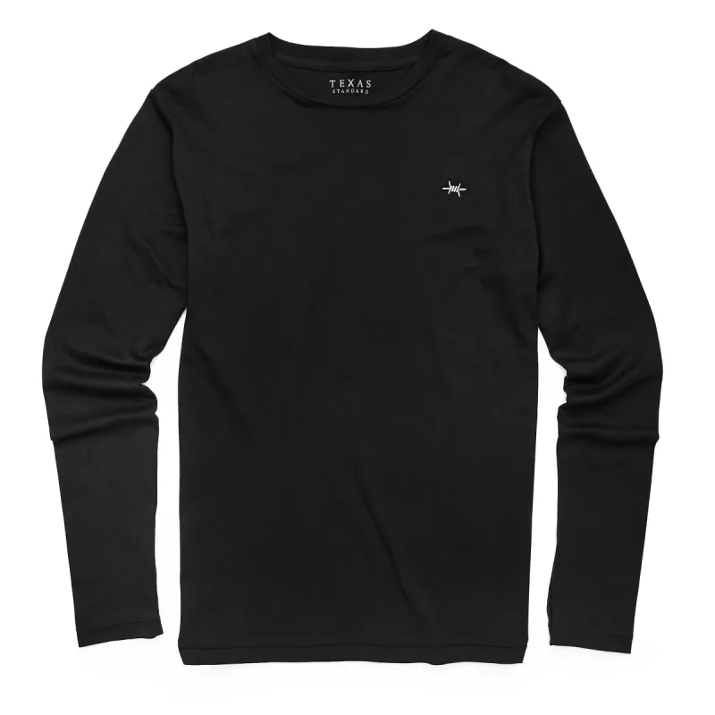 Standard Long-Sleeve Tee - Cannon Black sold by Texas Standard
