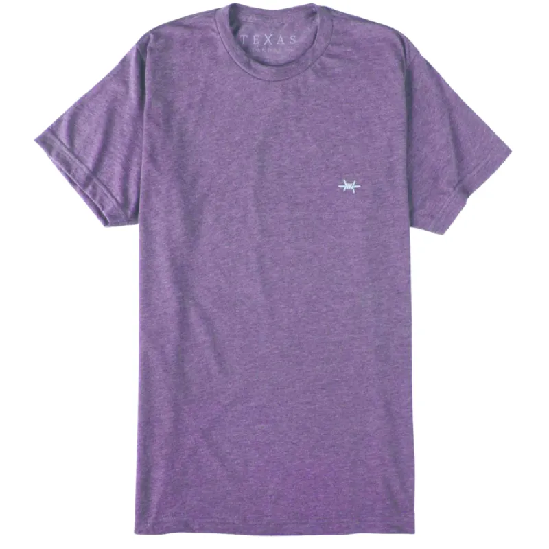 Performance Hybrid Tee - Heather Purple sold by Texas Standard